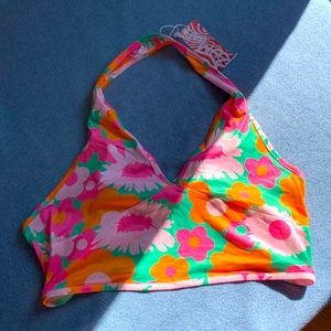70’s Print Halter Top
